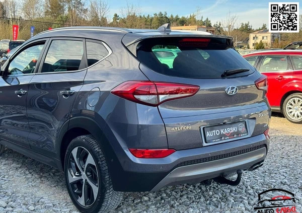 Hyundai Tucson cena 78900 przebieg: 139875, rok produkcji 2016 z Krośniewice małe 704
